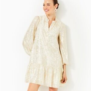 Lilly Pulitzer Silk Evaline dress Sz 16 New